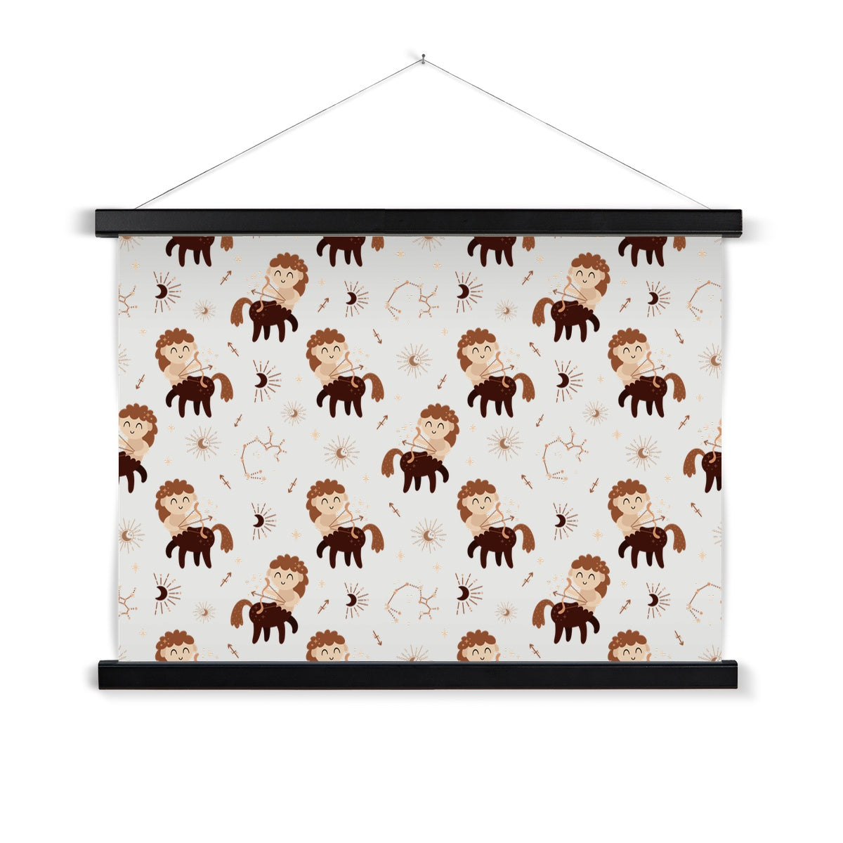 Sagittarius Pattern Fine Art Print with Hanger