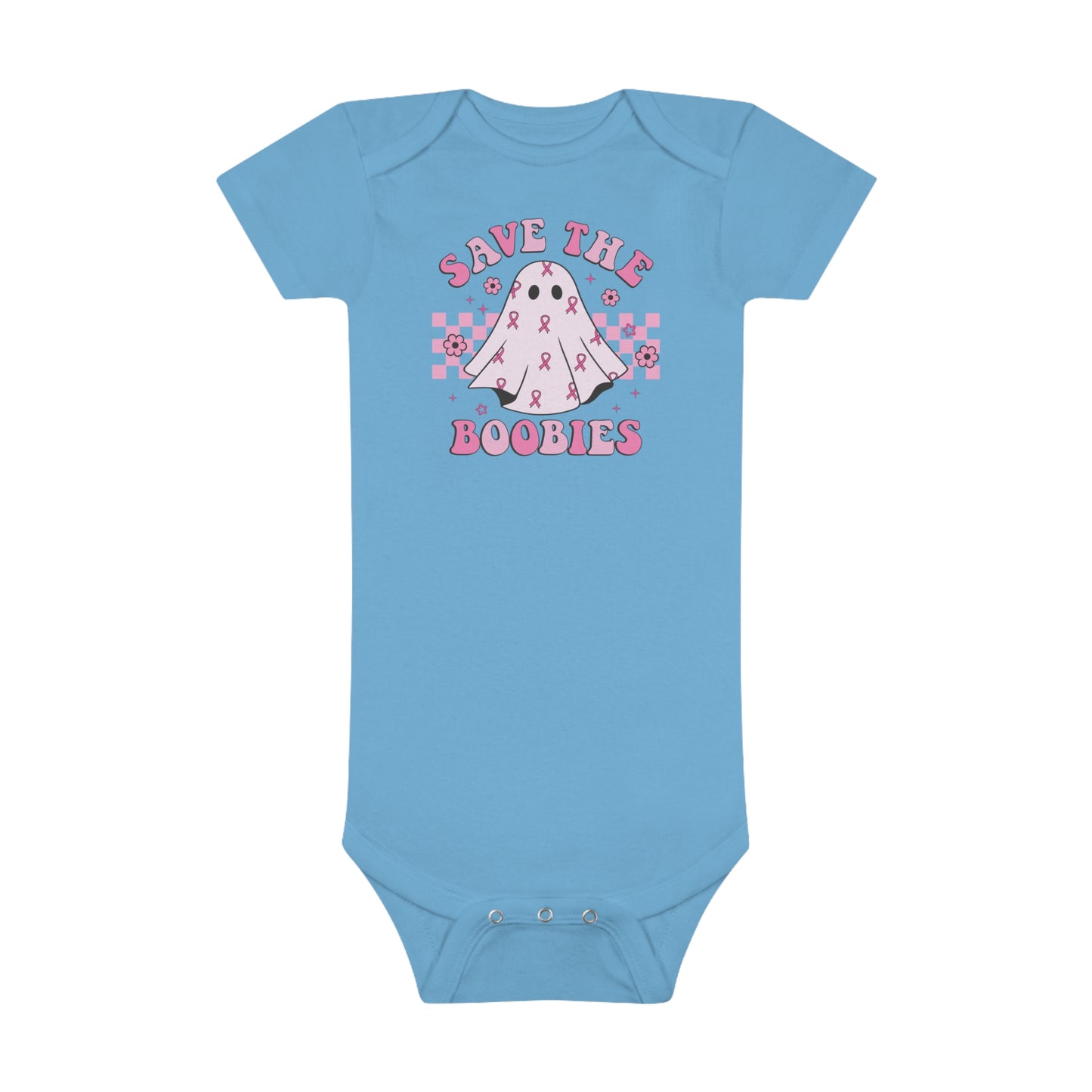 Save The Boobies Onesie, Baby Short Sleeve Onesie®