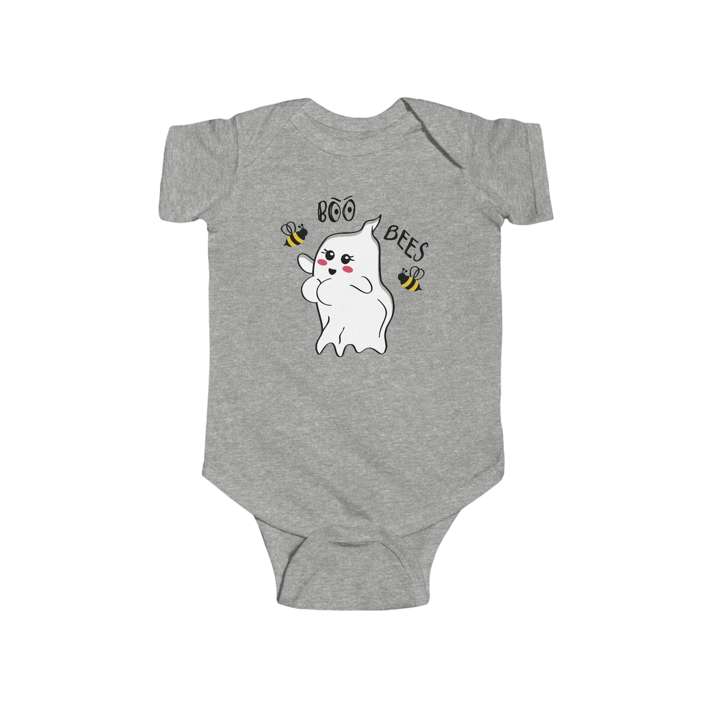 Boo Bees - Breast Cancer Awareness Halloween Bodysuit, Infant Fine Jersey Bodysuit