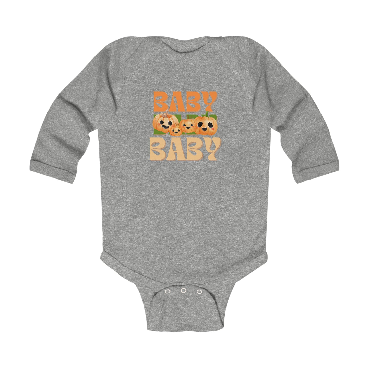 Baby Pumpkin Infant Long Sleeve Bodysuit