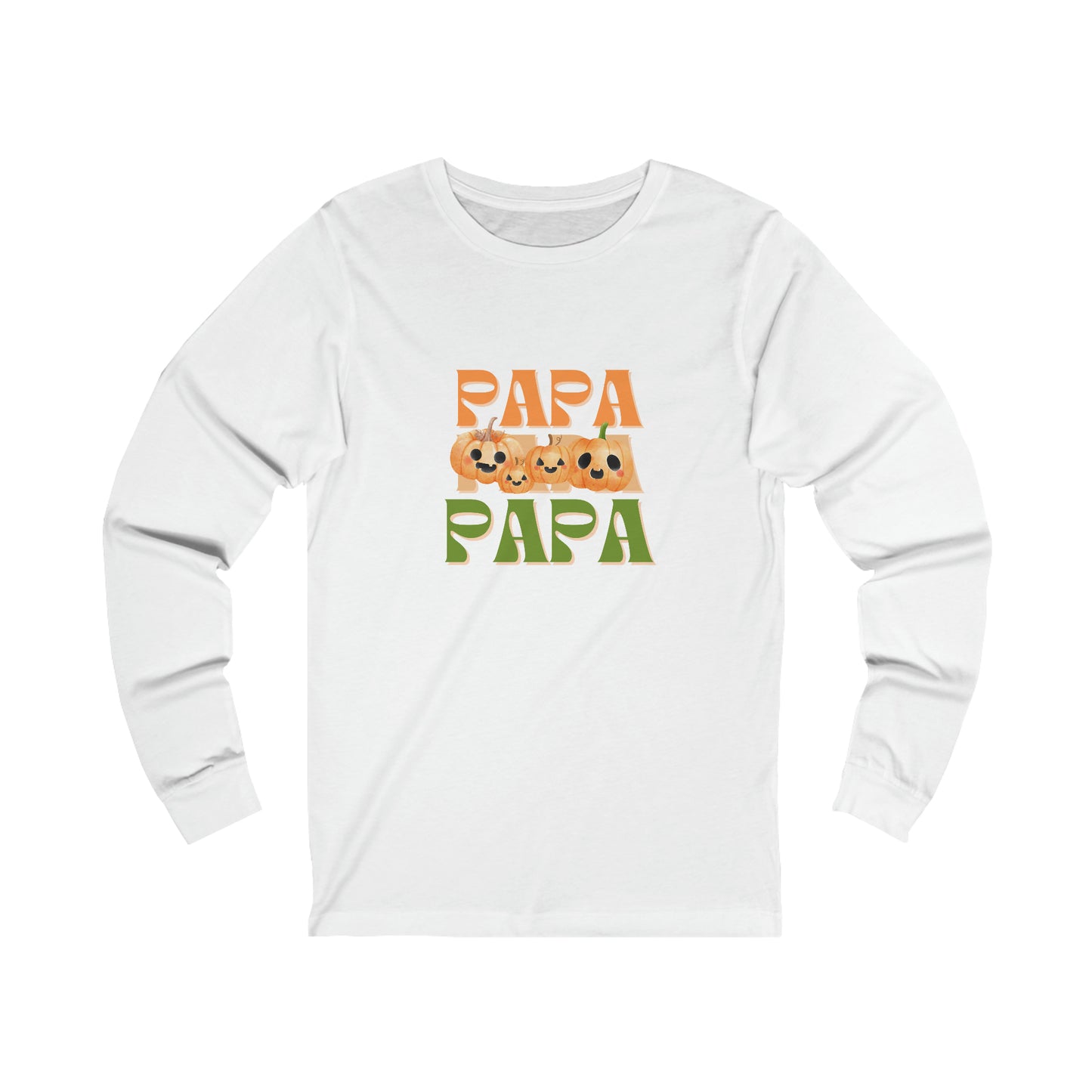 Papa Pumpkin Unisex Jersey Long Sleeve Tee