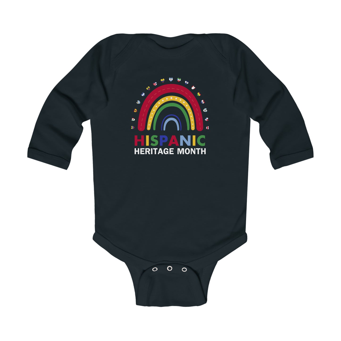 Hispanic Heritage Month Infant Long Sleeve Bodysuit