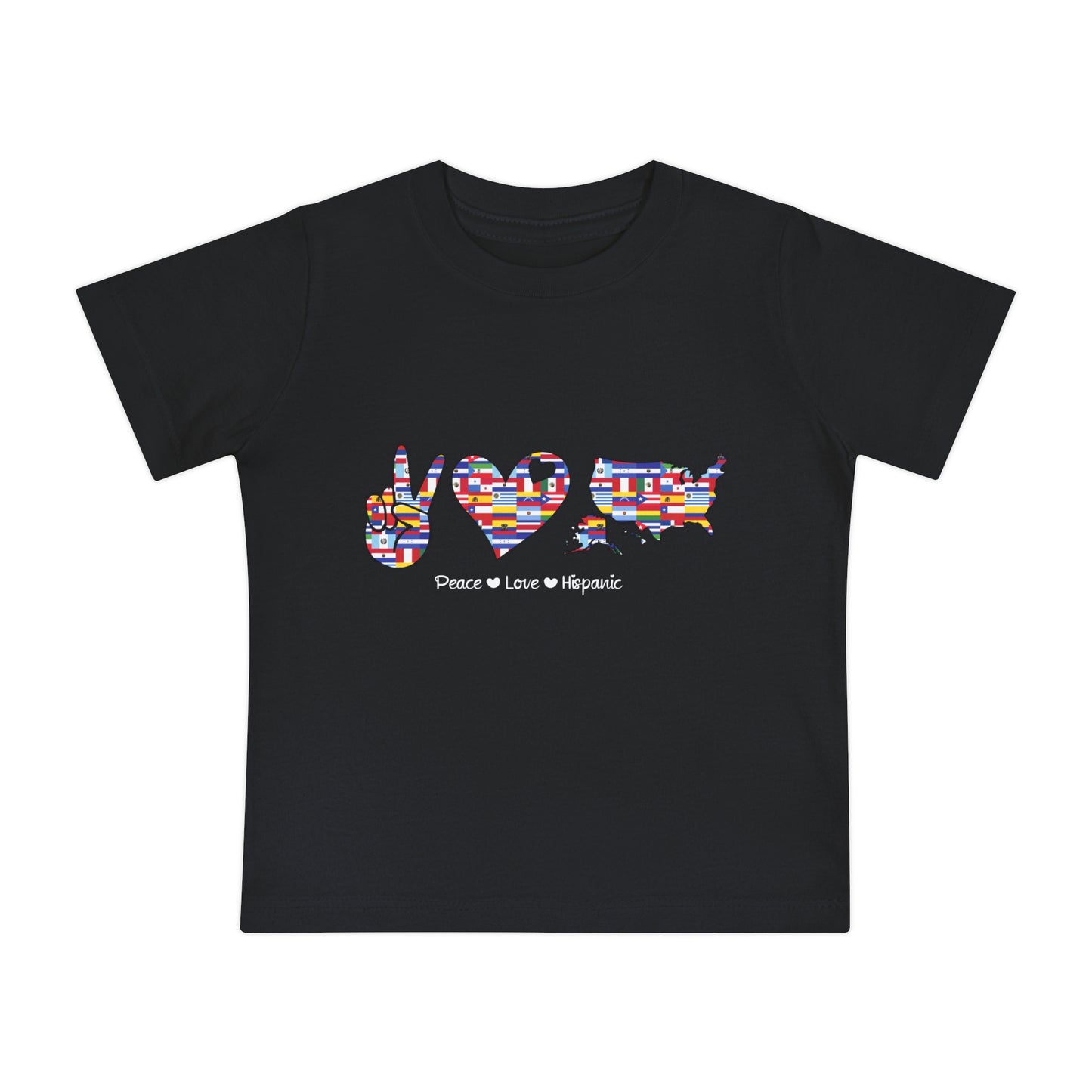 Hispanic Heritge Month Baby Short Sleeve T-Shirt