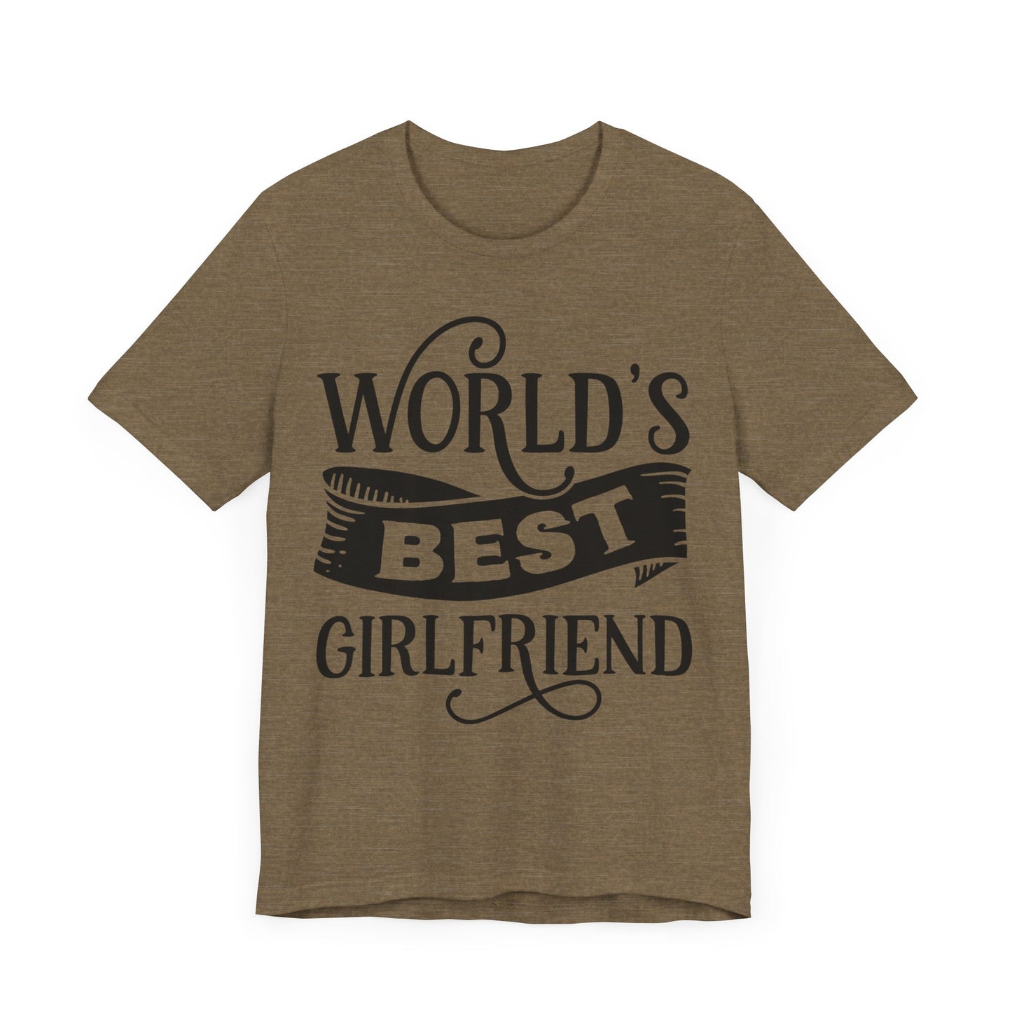 World's Best Girlfriend Unisex Jersey Short Sleeve Tee