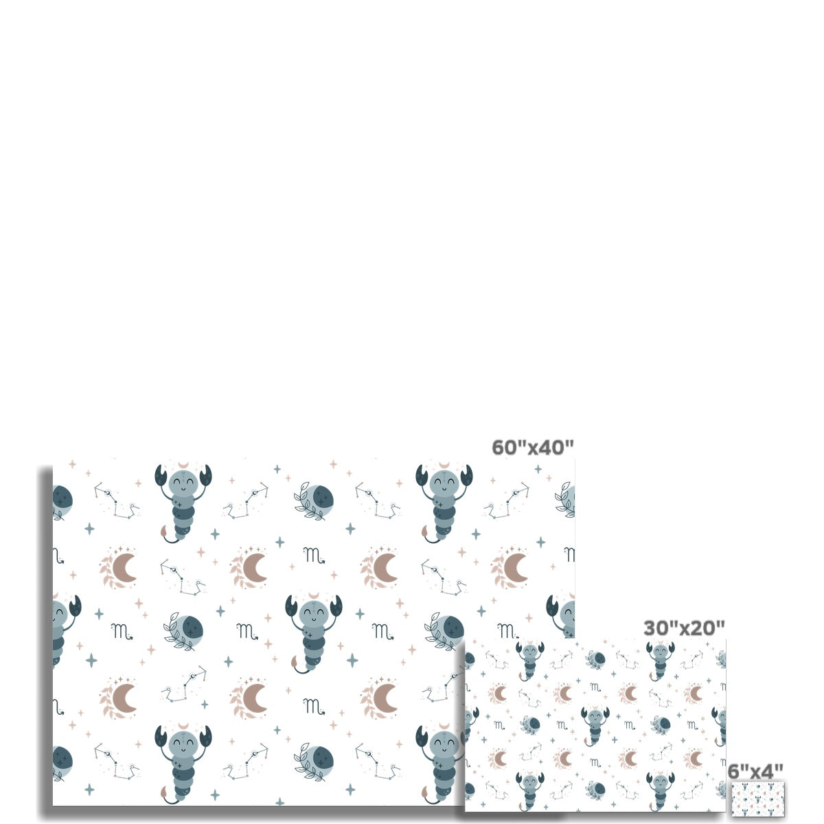 Scorpio Pattern Fine Art Print