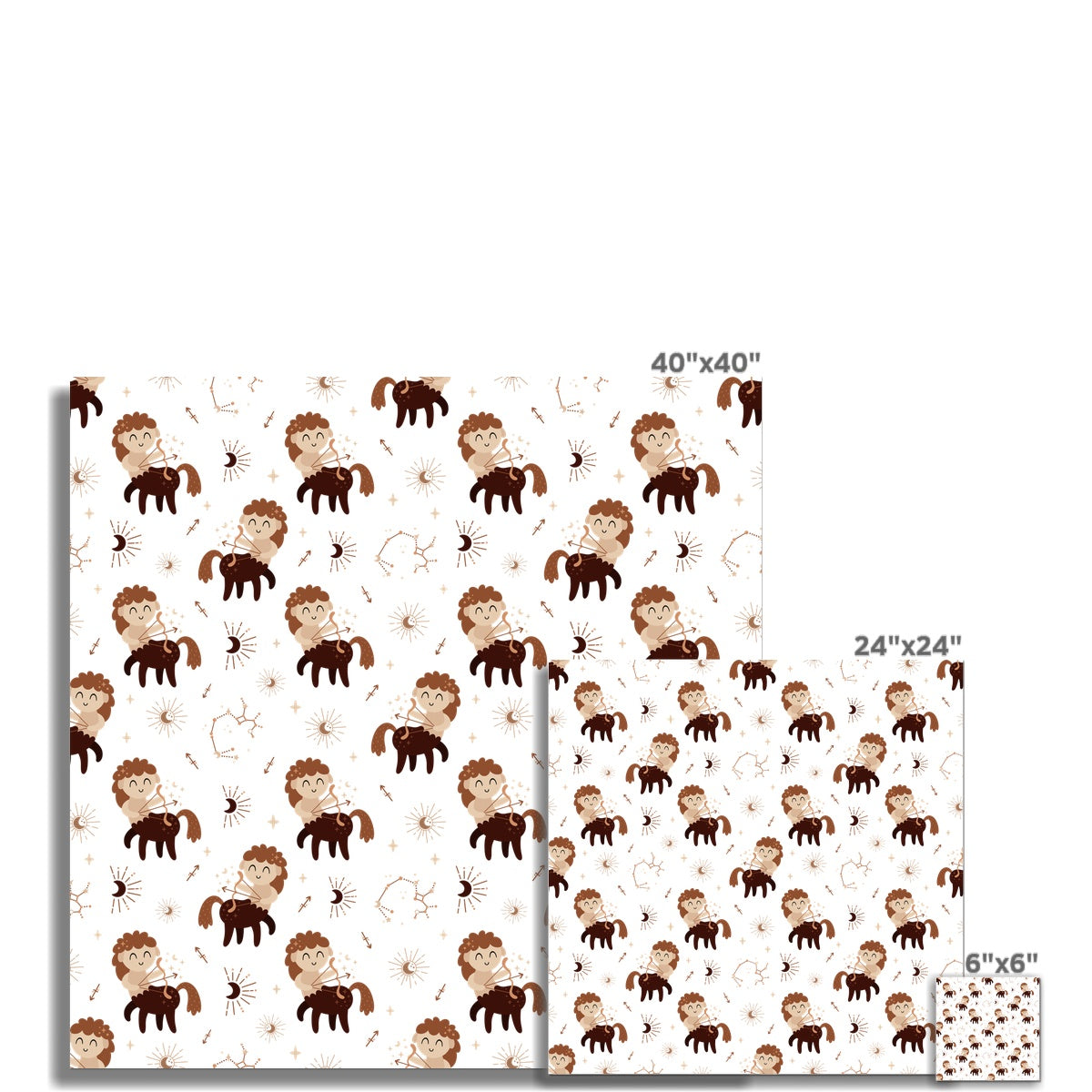 Sagittarius Pattern Rolled Canvas