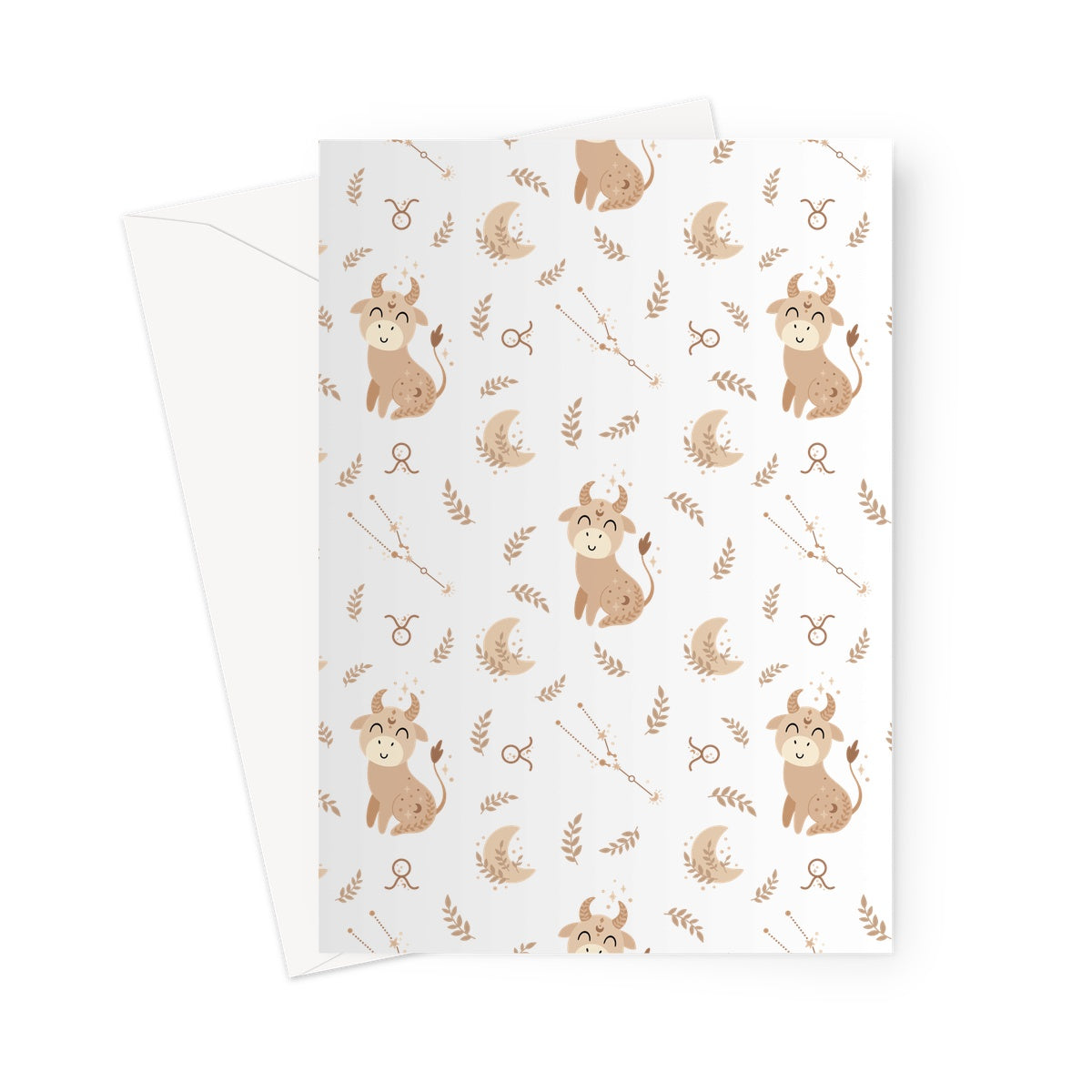 Taurus Pattern Greeting Card