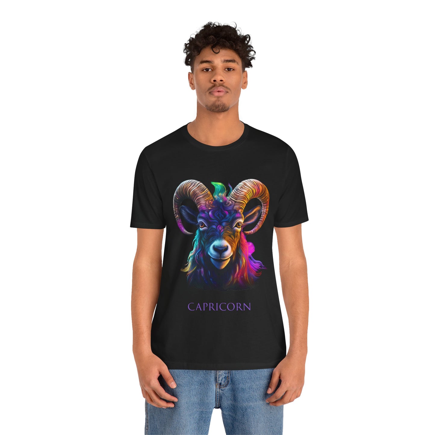Capricorn Neon T-Shirt | Zodiac Sign Tee | Capricorn Gift | Horoscope T-Shirt | Astrology Shirt