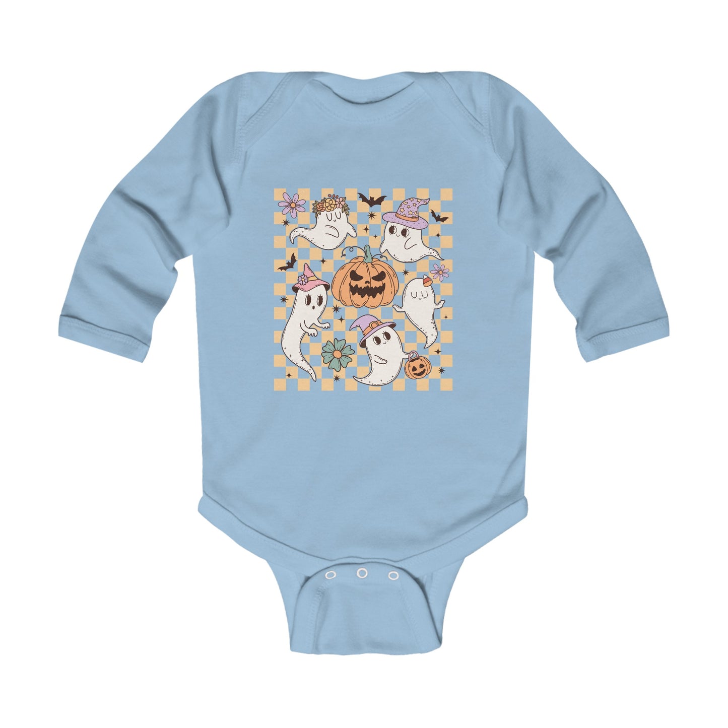 Halloween Ghosts Infant Long Sleeve Bodysuit