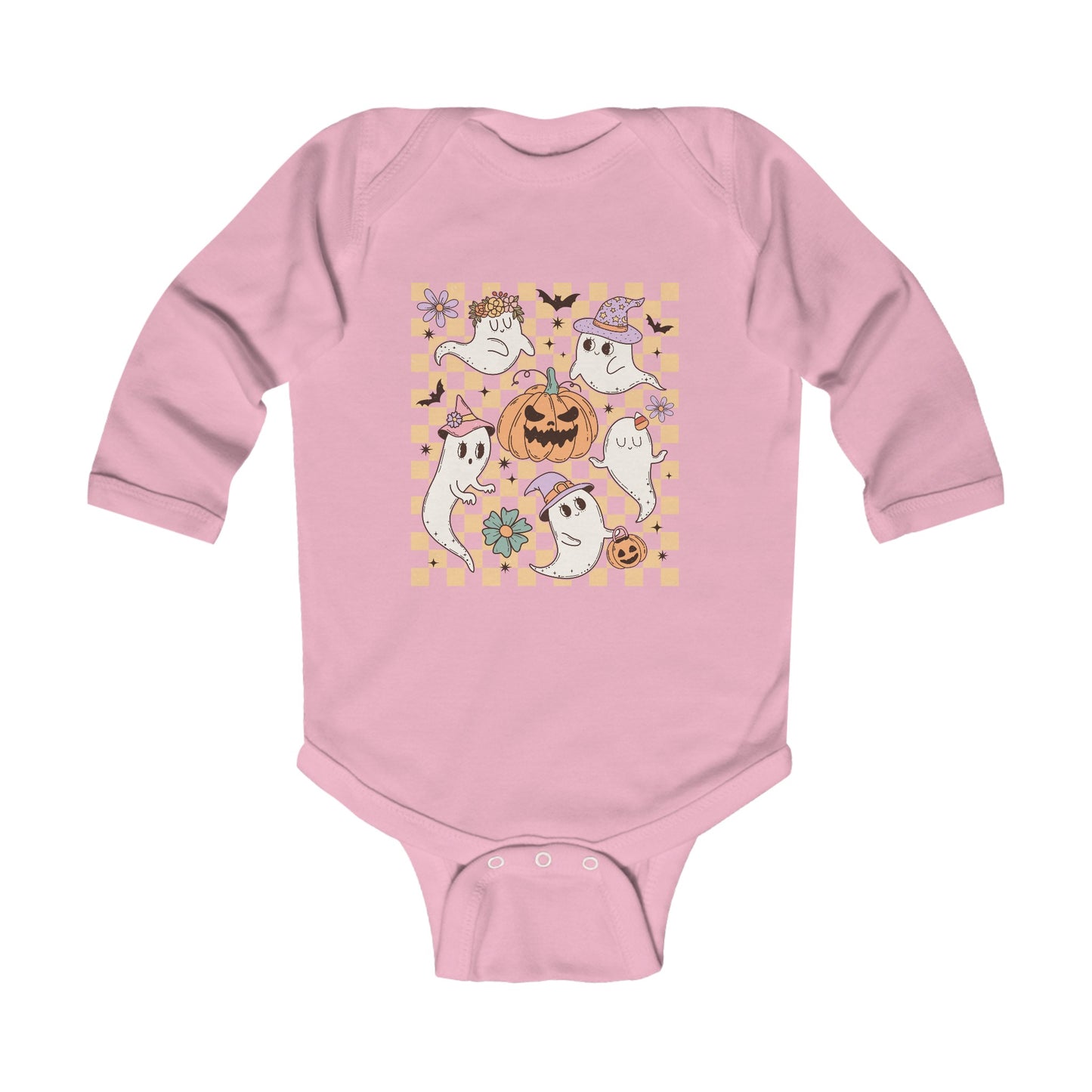 Halloween Ghosts Infant Long Sleeve Bodysuit