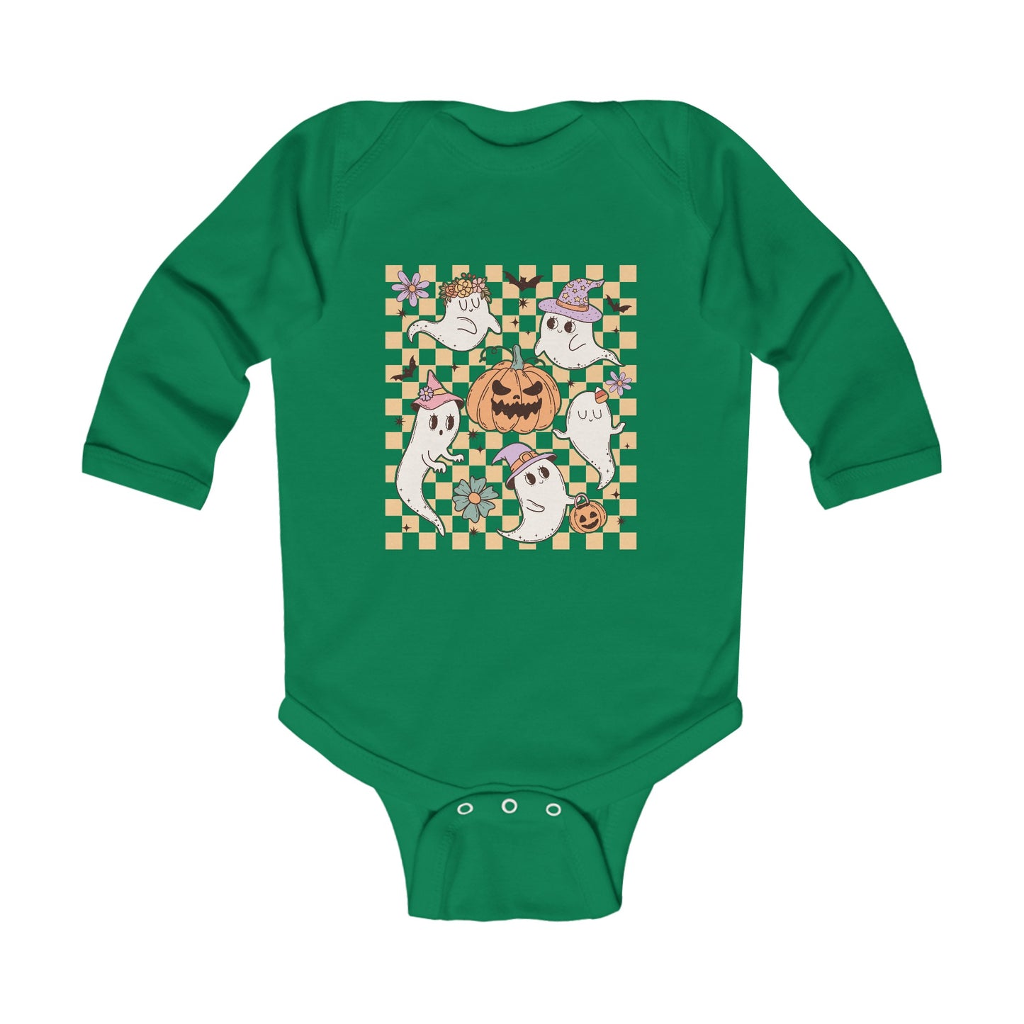 Halloween Ghosts Infant Long Sleeve Bodysuit
