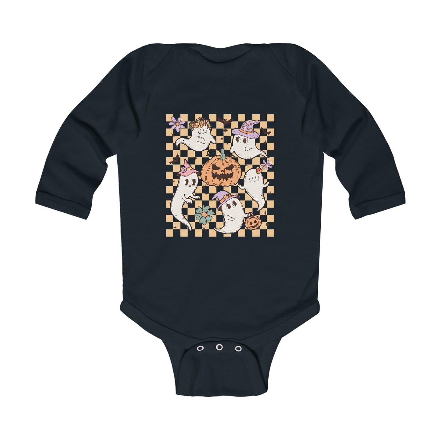 Halloween Ghosts Infant Long Sleeve Bodysuit