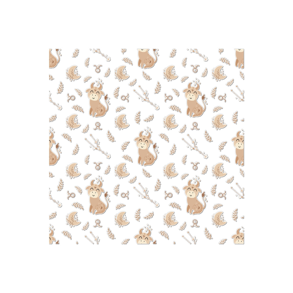 Taurus Pattern Temporary Tattoo