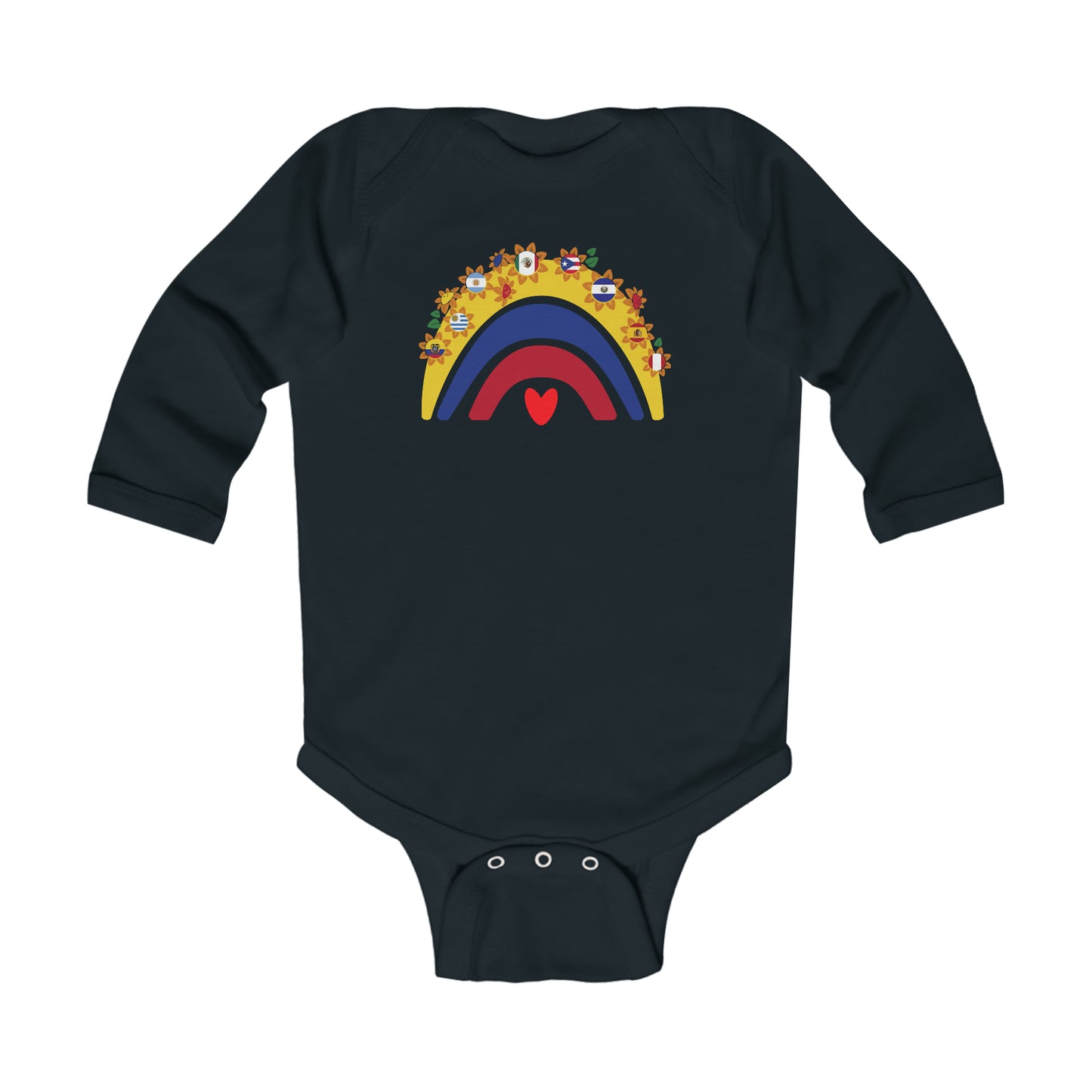 Hispanic Heritage Month Infant Long Sleeve Bodysuit