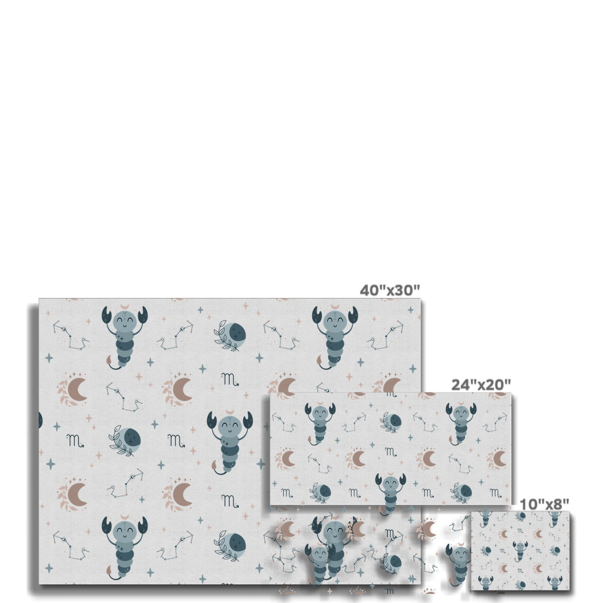 Scorpio Pattern Canvas