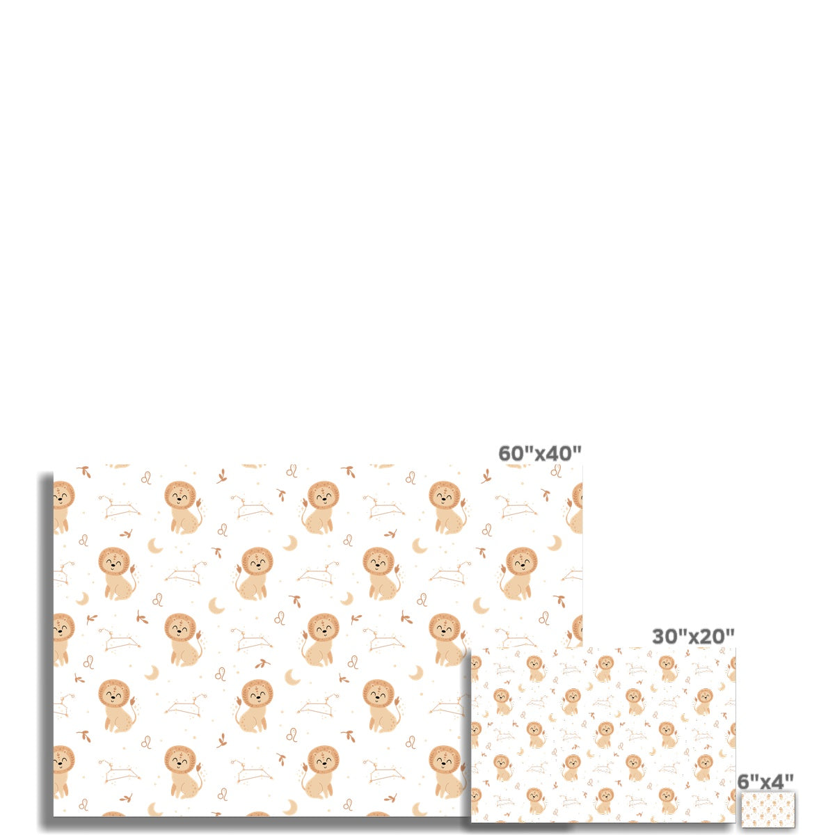 Leo Pattern Hahnemühle Photo Rag Print