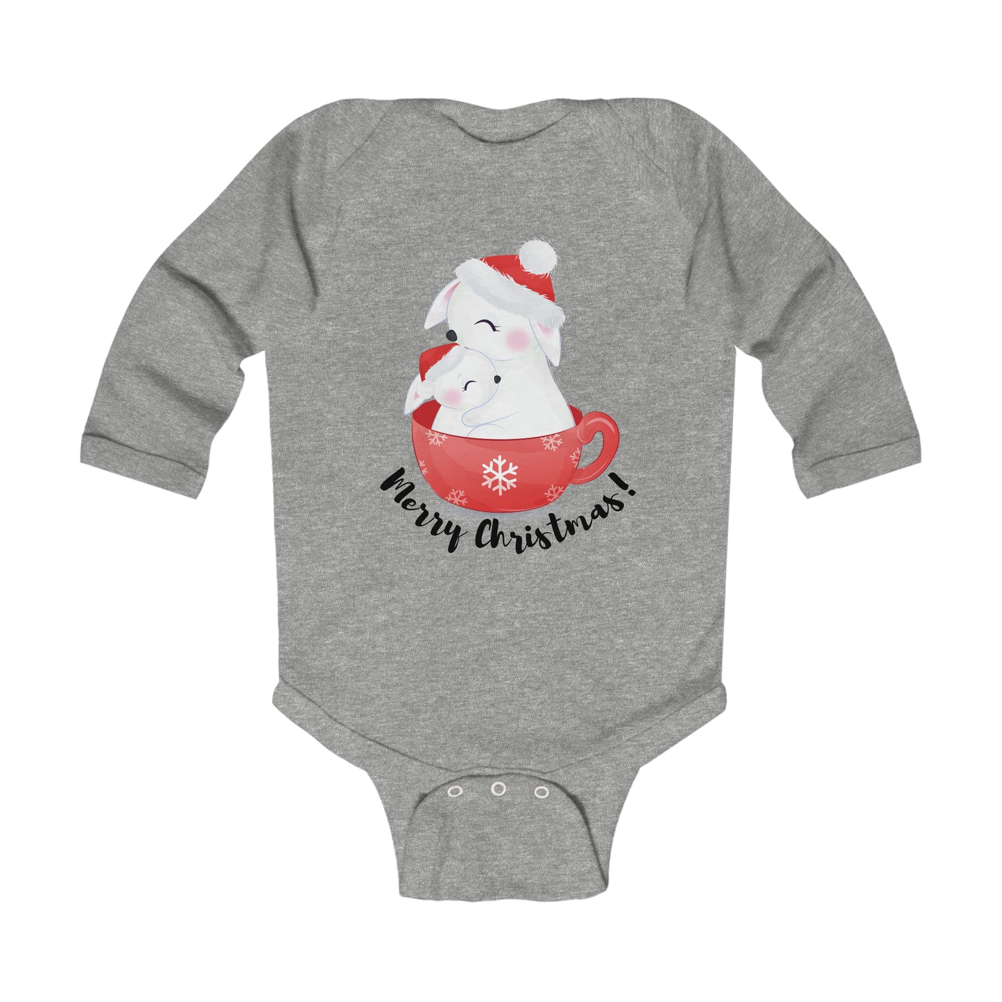 My First Merry Christmas Infant Long Sleeve Bodysuit