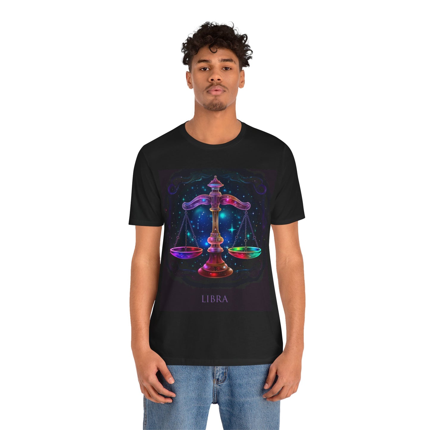 Libra Neon T-Shirt | Zodiac Sign Tee | Libra Gift | Horoscope T-Shirt | Astrology Shirt