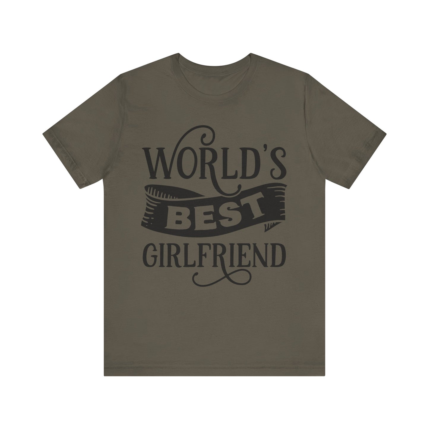 World's Best Girlfriend Unisex Jersey Short Sleeve Tee