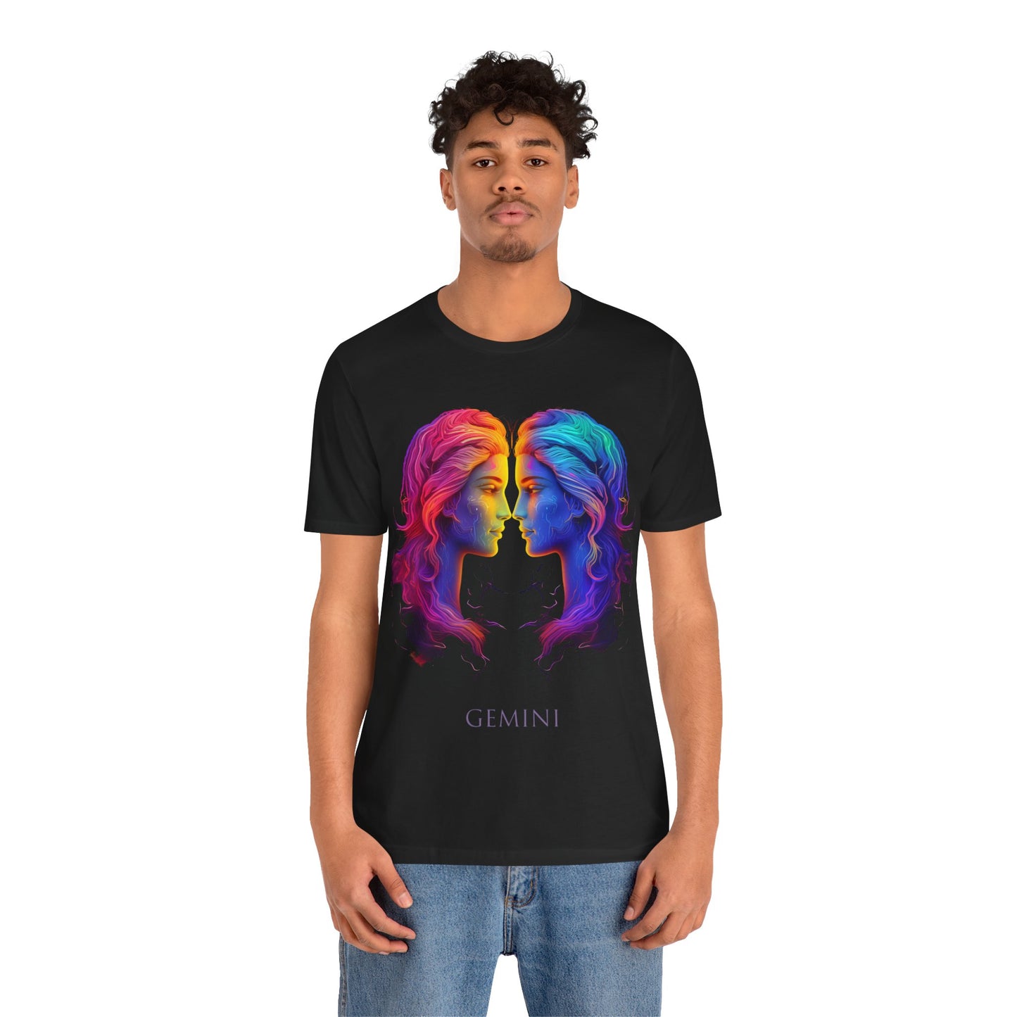 Gemini Neon T-Shirt | Zodiac Sign Tee | Gemini Gift | Horoscope T-Shirt | Astrology Shirt