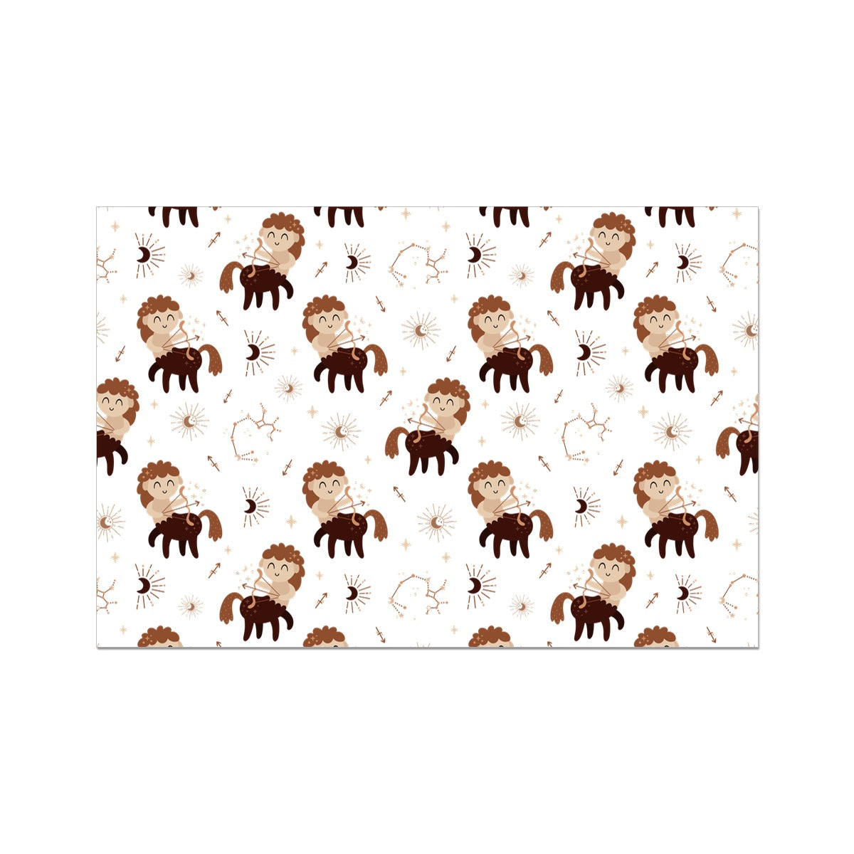 Sagittarius Pattern Rolled Canvas