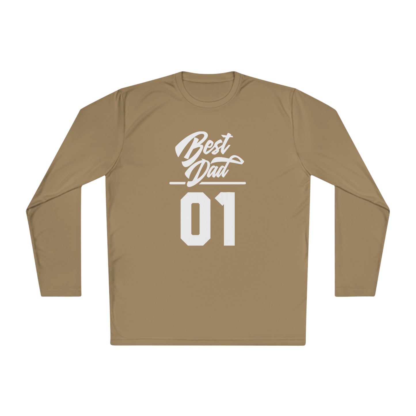 Best Dad 01, Best Dad Tee, Best Dad, Dad Tee, No1 Dad Tee, Unisex Lightweight Long Sleeve Tee