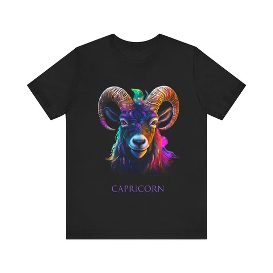 Capricorn Neon T-Shirt | Zodiac Sign Tee | Capricorn Gift | Horoscope T-Shirt | Astrology Shirt