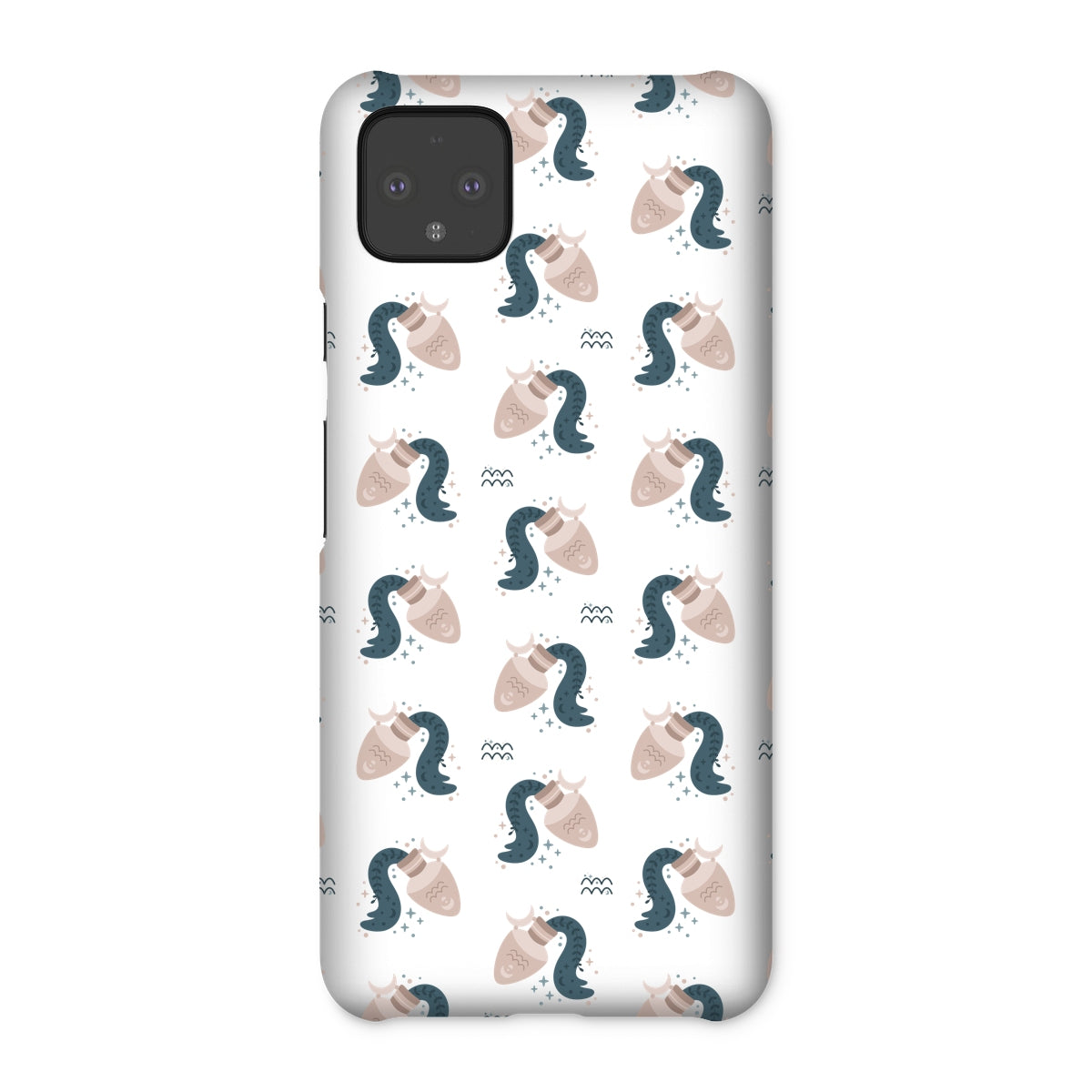 Aquarius Pattern Snap Phone Case
