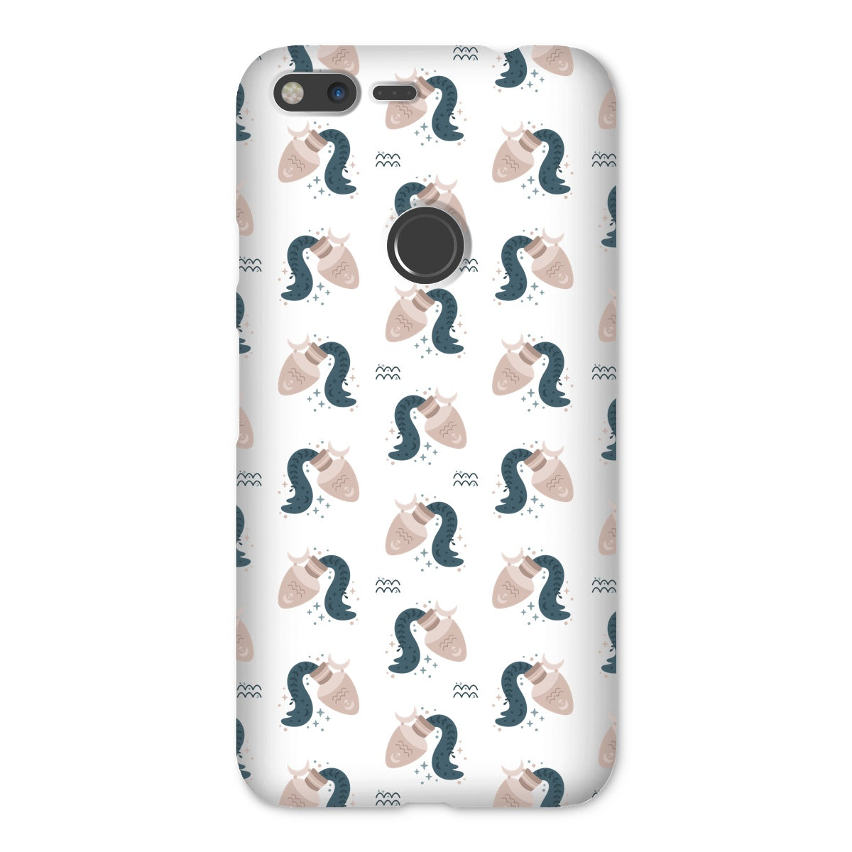 Aquarius Pattern Snap Phone Case