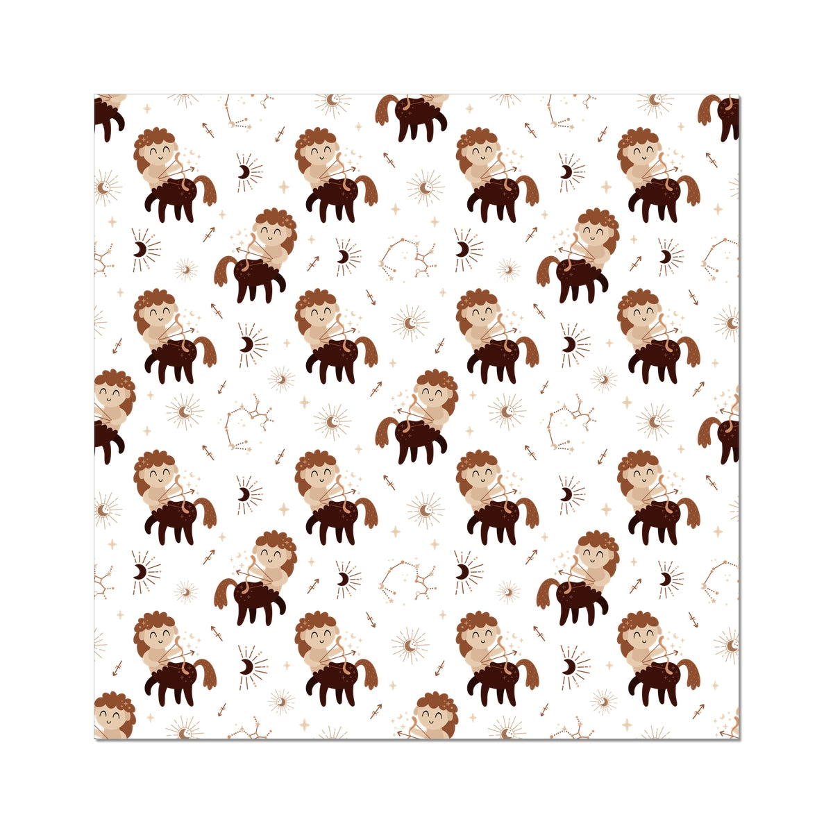Sagittarius Pattern Rolled Canvas