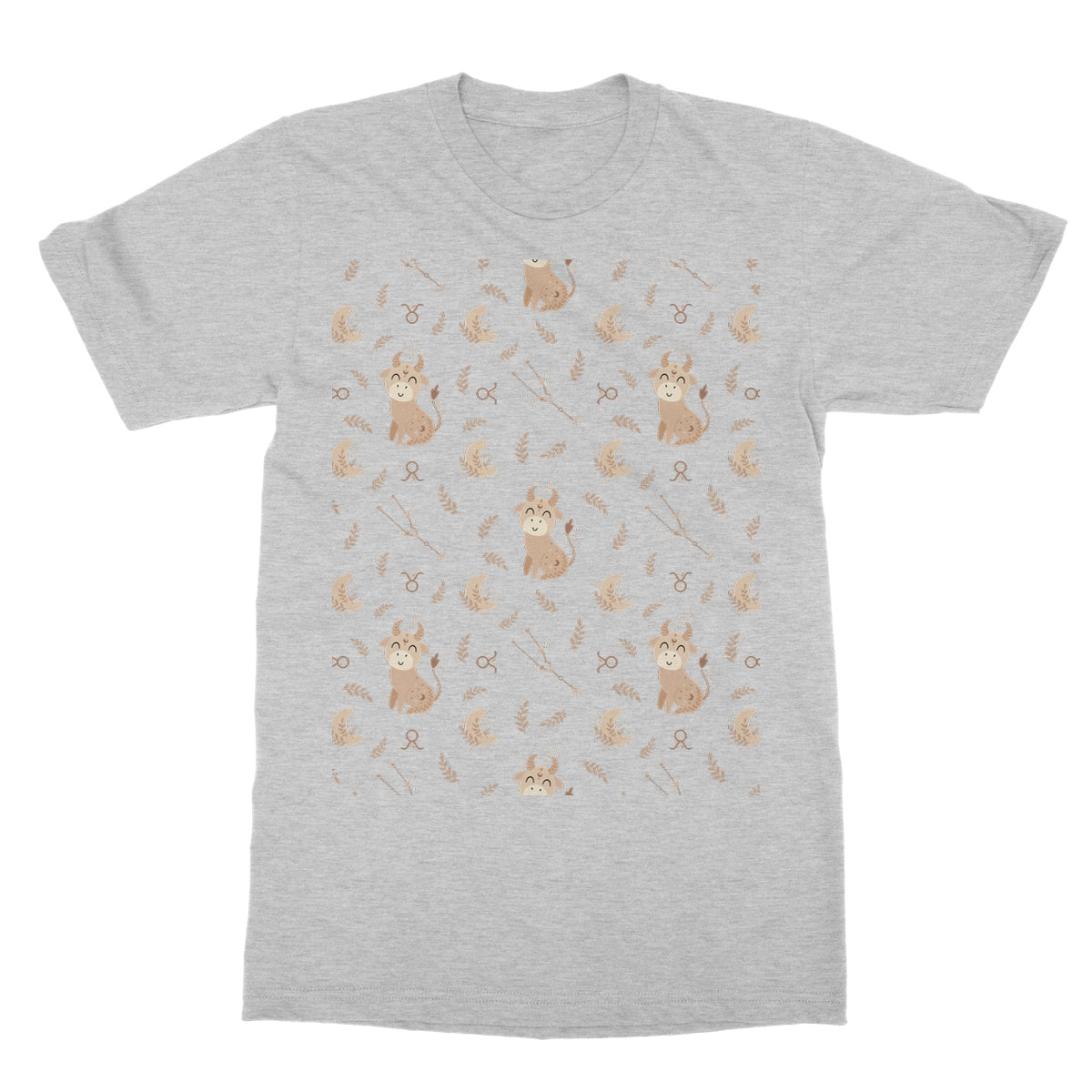 Taurus Pattern Softstyle T-Shirt