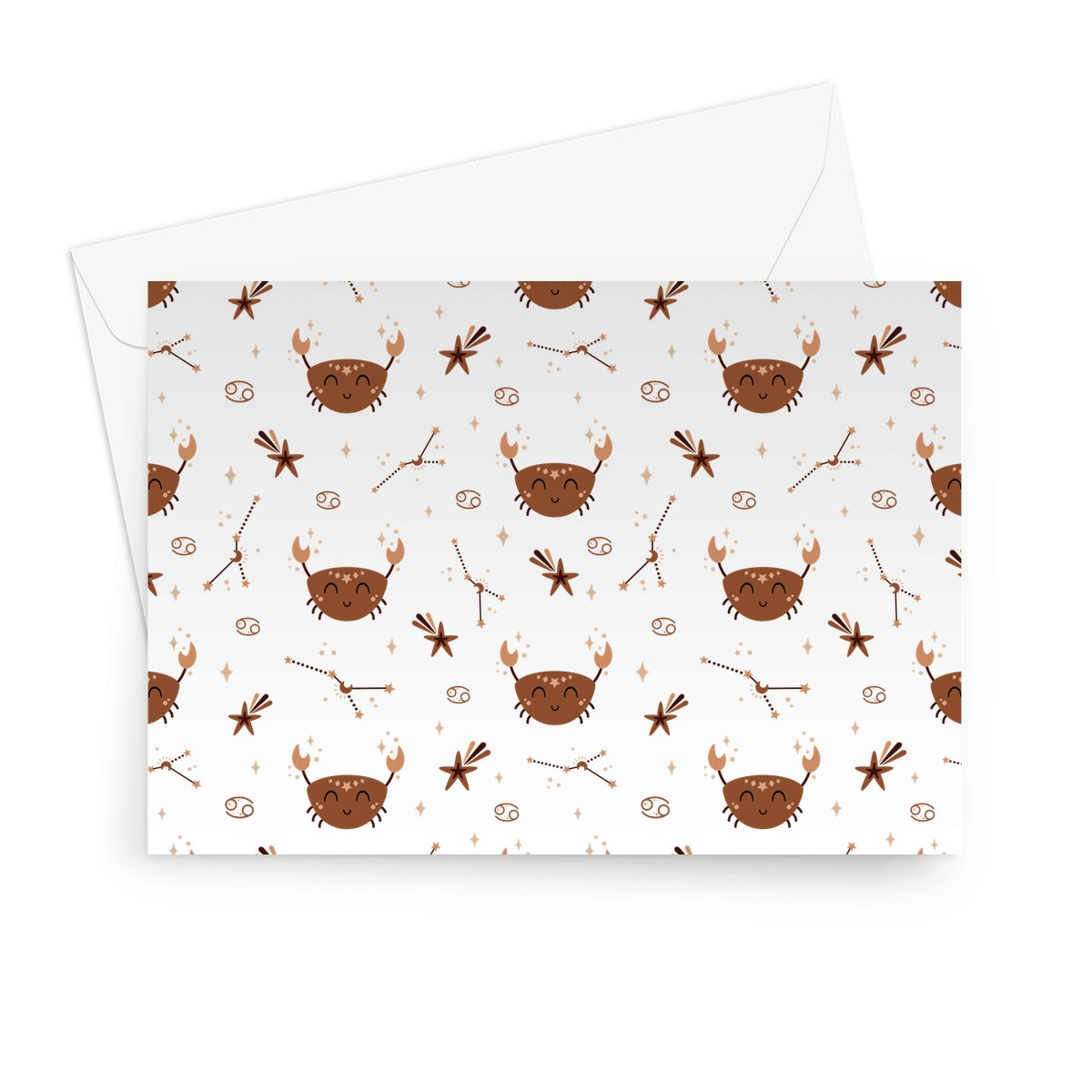 Cancer Pattern Greeting Card