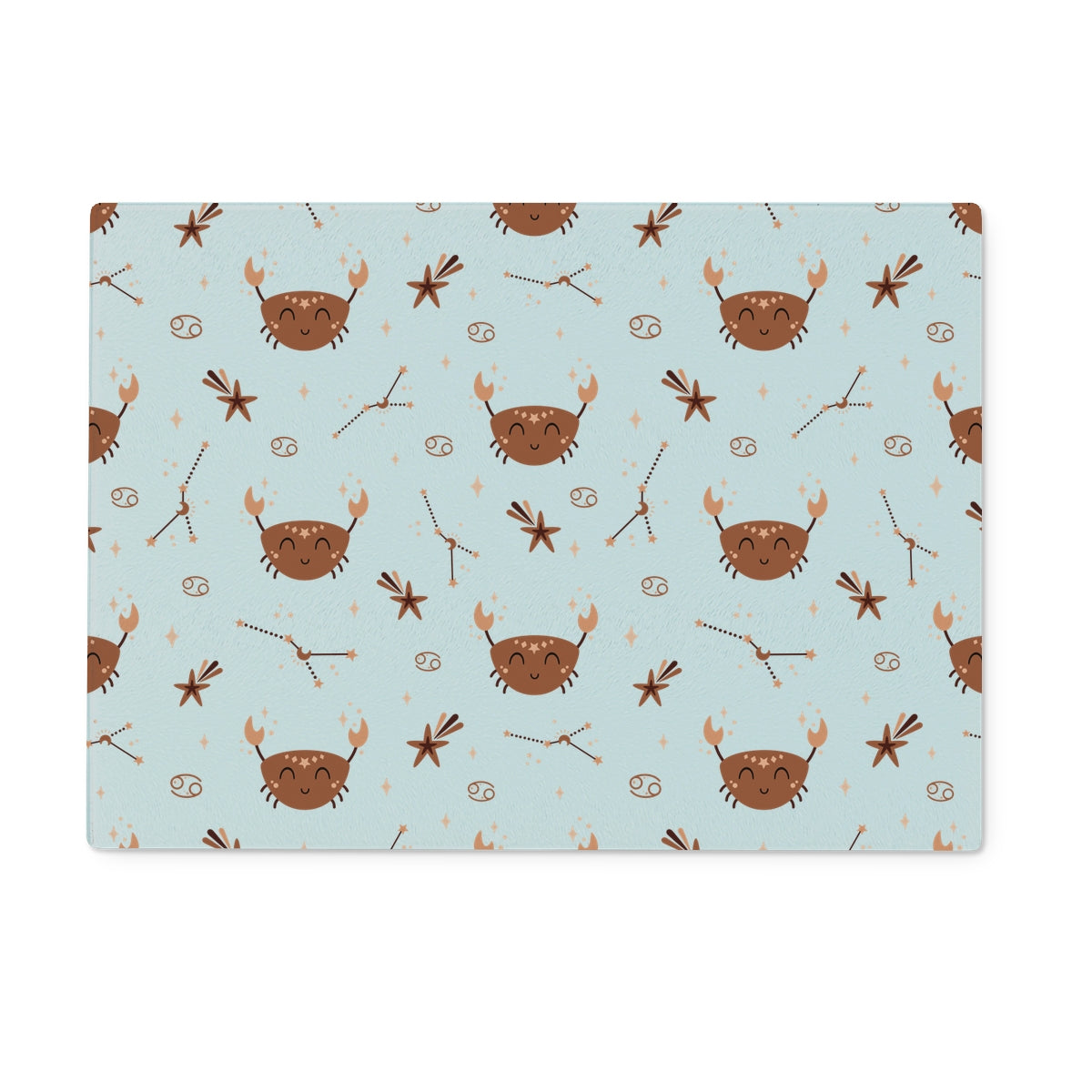Cancer Pattern Glass Chopping Board