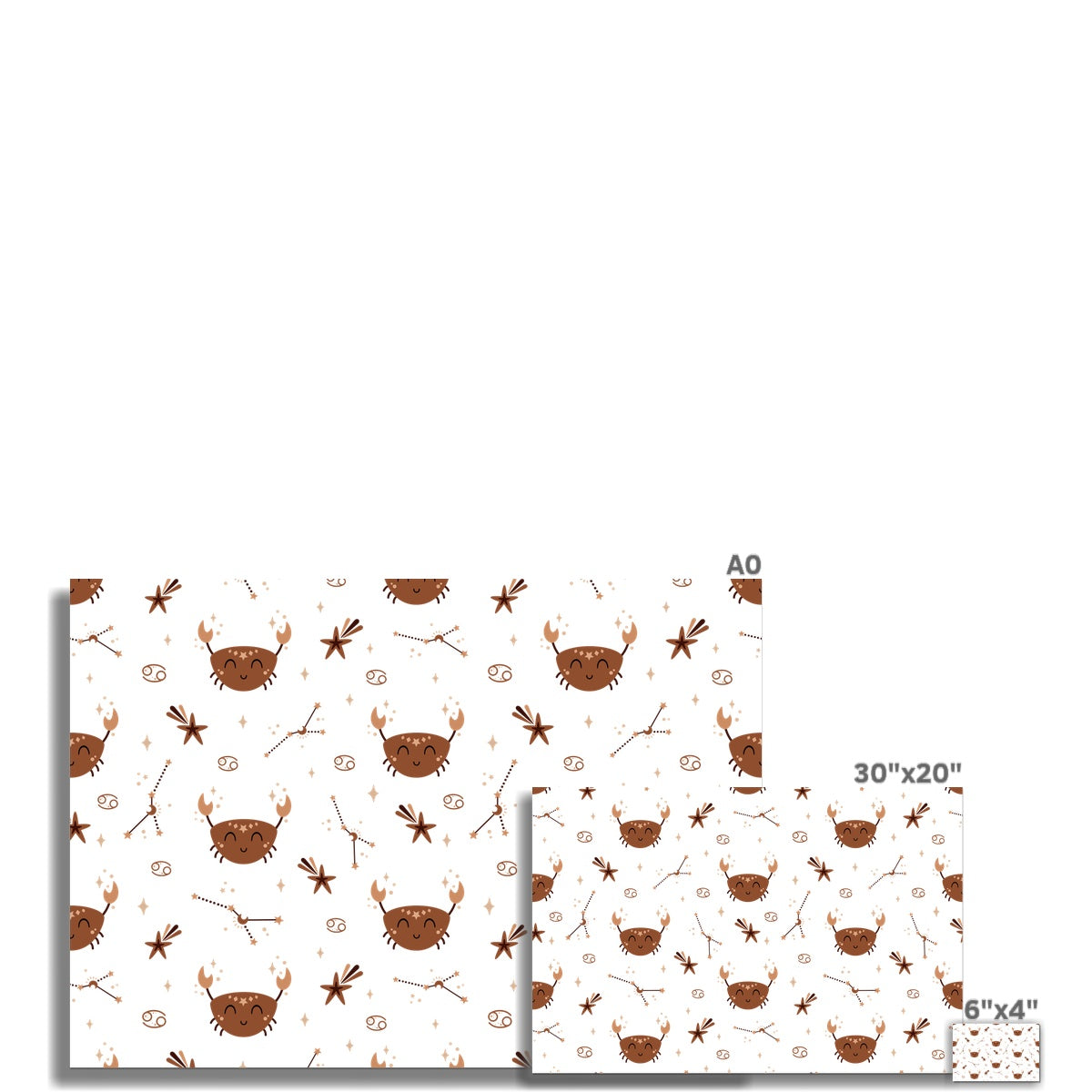 Cancer Pattern Rolled Canvas