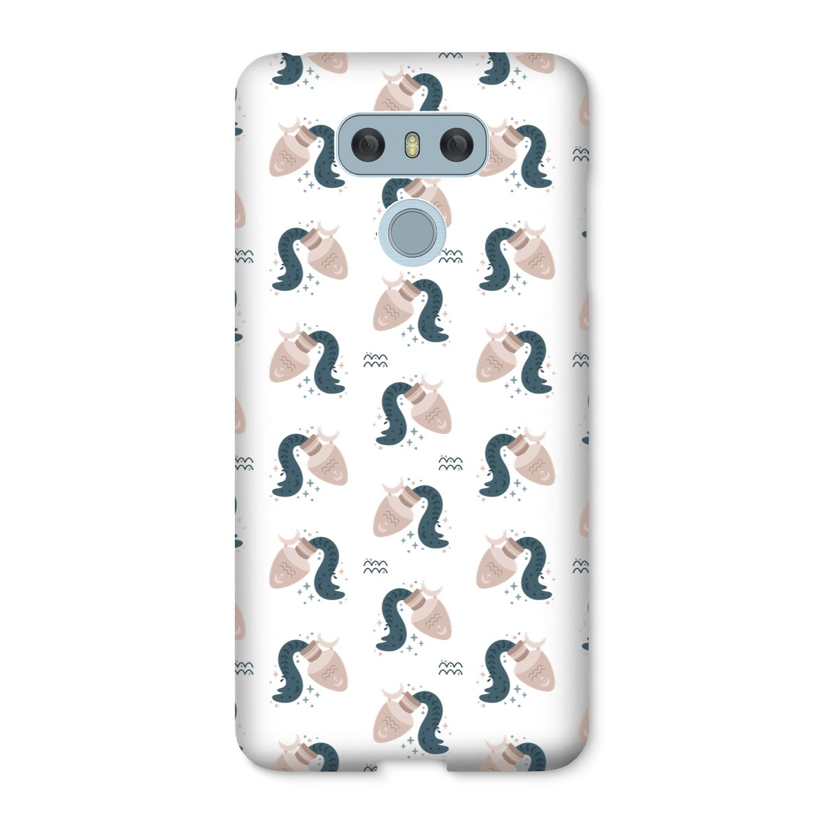 Aquarius Pattern Snap Phone Case