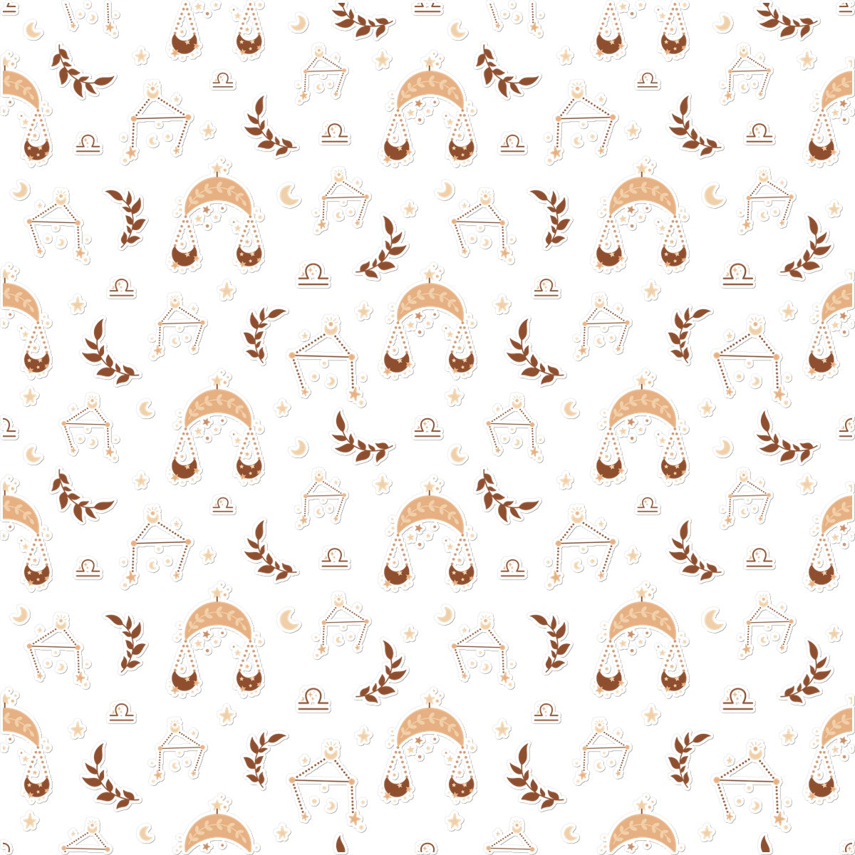 Libra Pattern Temporary Tattoo