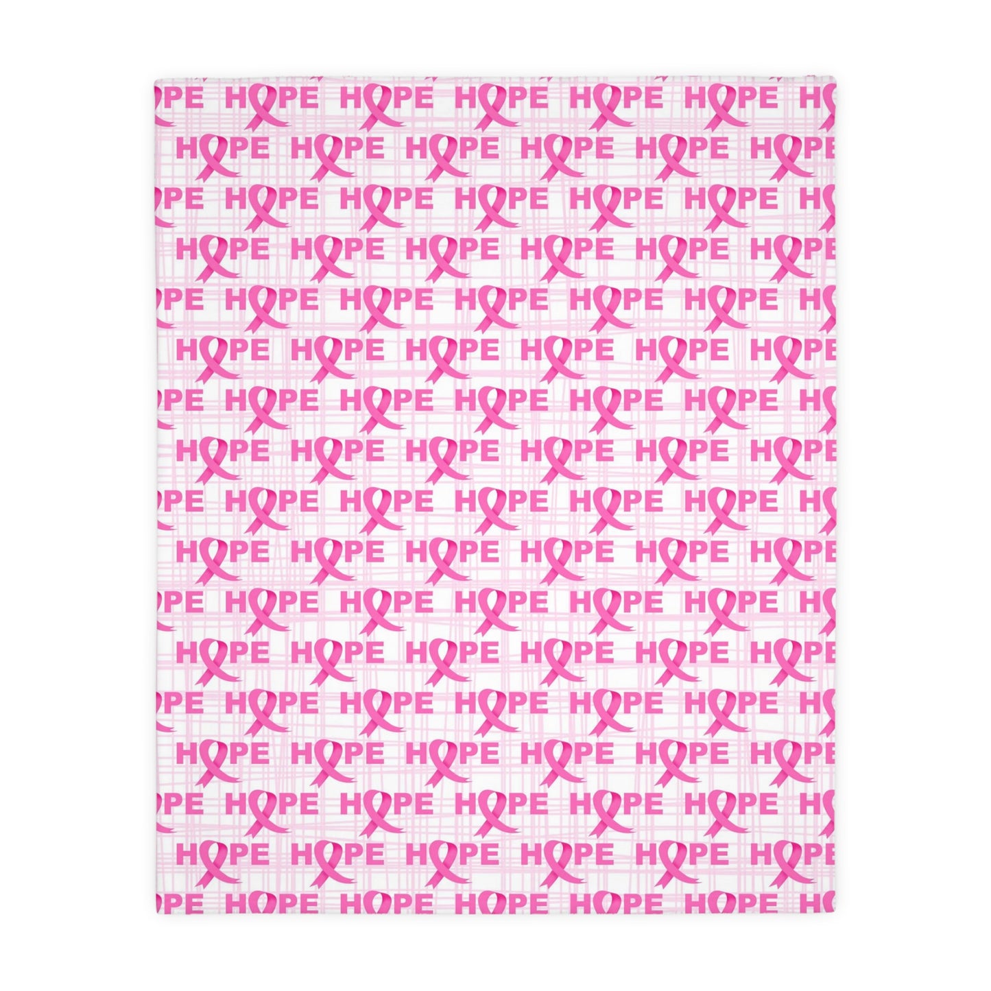 Breast Cancer Awareness, BCA Blanket, Breat Cancer Blanket, Velveteen Microfiber Blanket (Two-sided print)