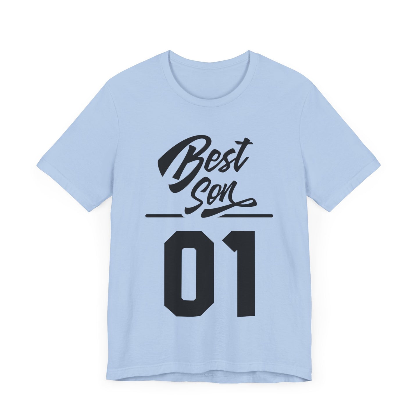 Best Son 01, Best Son Tee, Best Son T-shirt, Gift for Son, Dad to Son Gift, Unisex Jersey Short Sleeve Tee