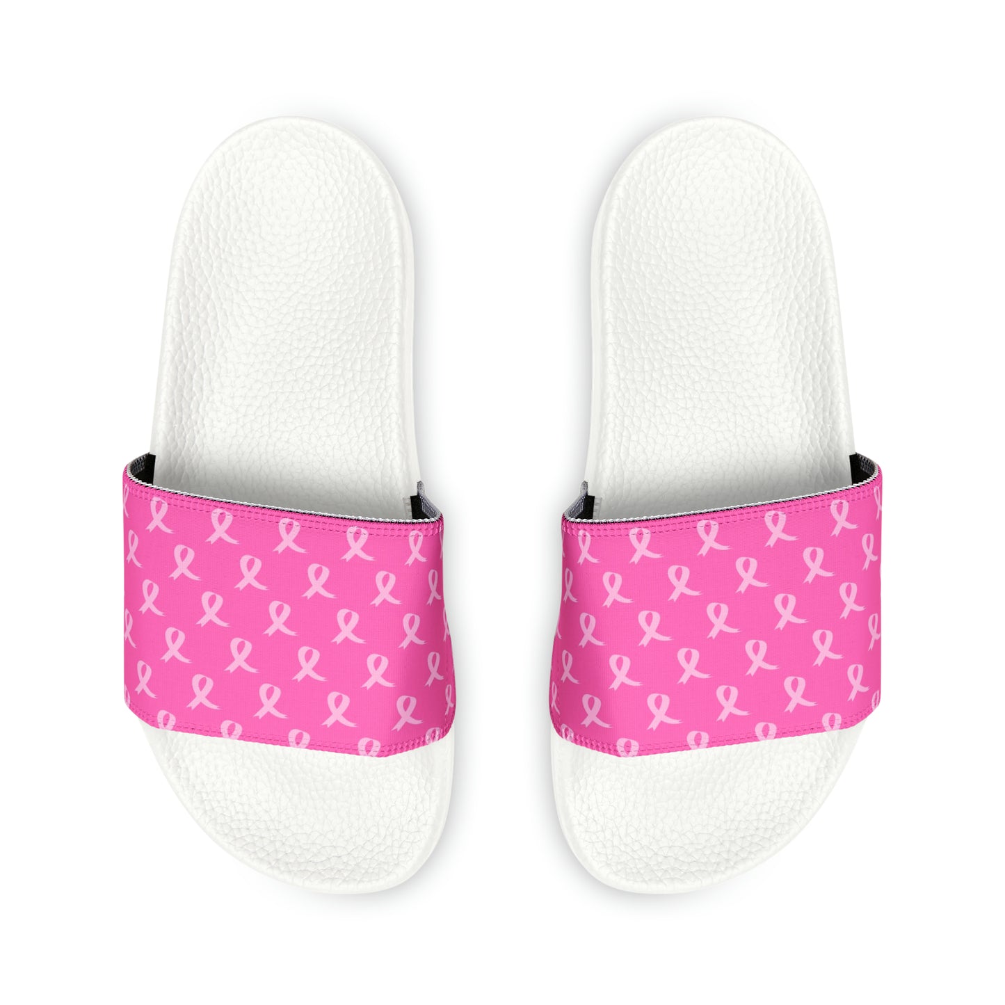 Breast Cancer Women's PU Slide Sandals