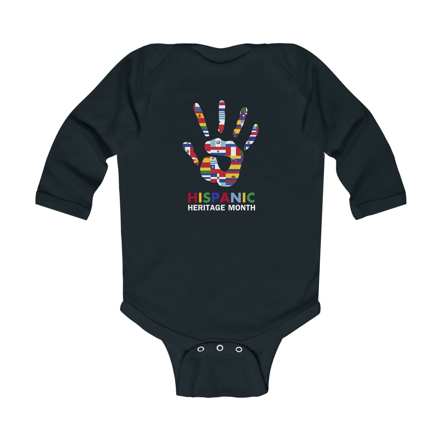 Hispanic Heritage Month Infant Long Sleeve Bodysuit
