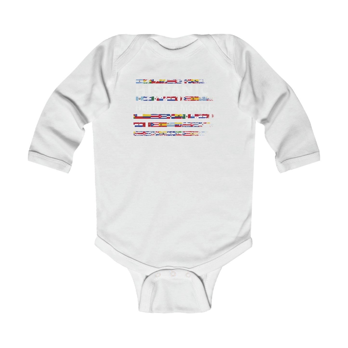 Hispanic Heritage Month Infant Long Sleeve Bodysuit