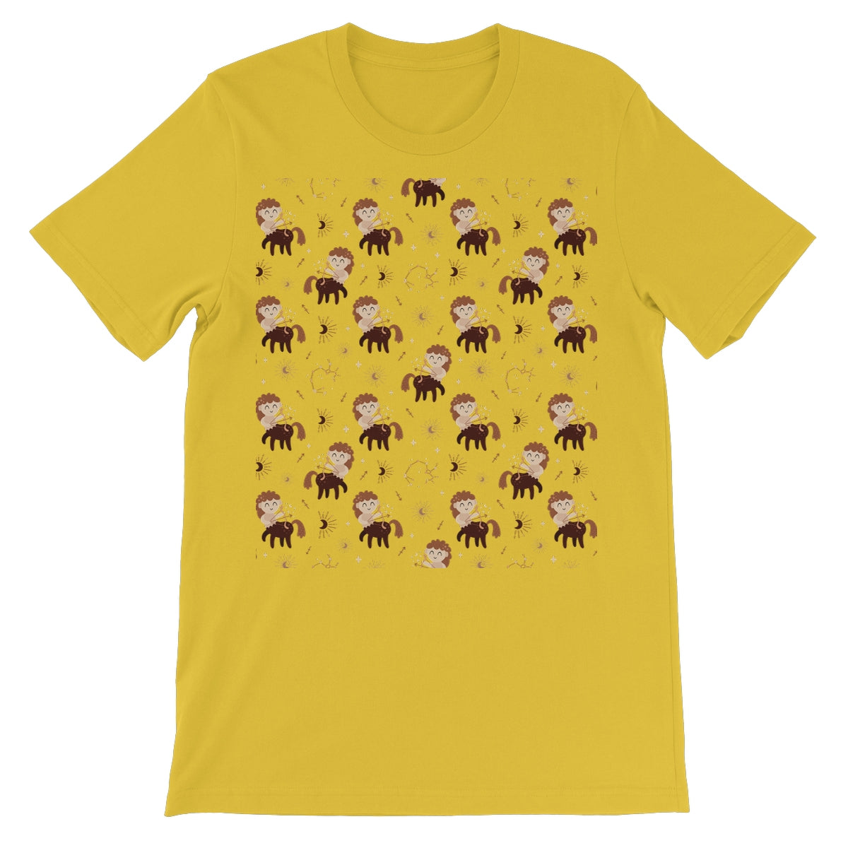 Sagittarius Pattern Unisex Short Sleeve T-Shirt
