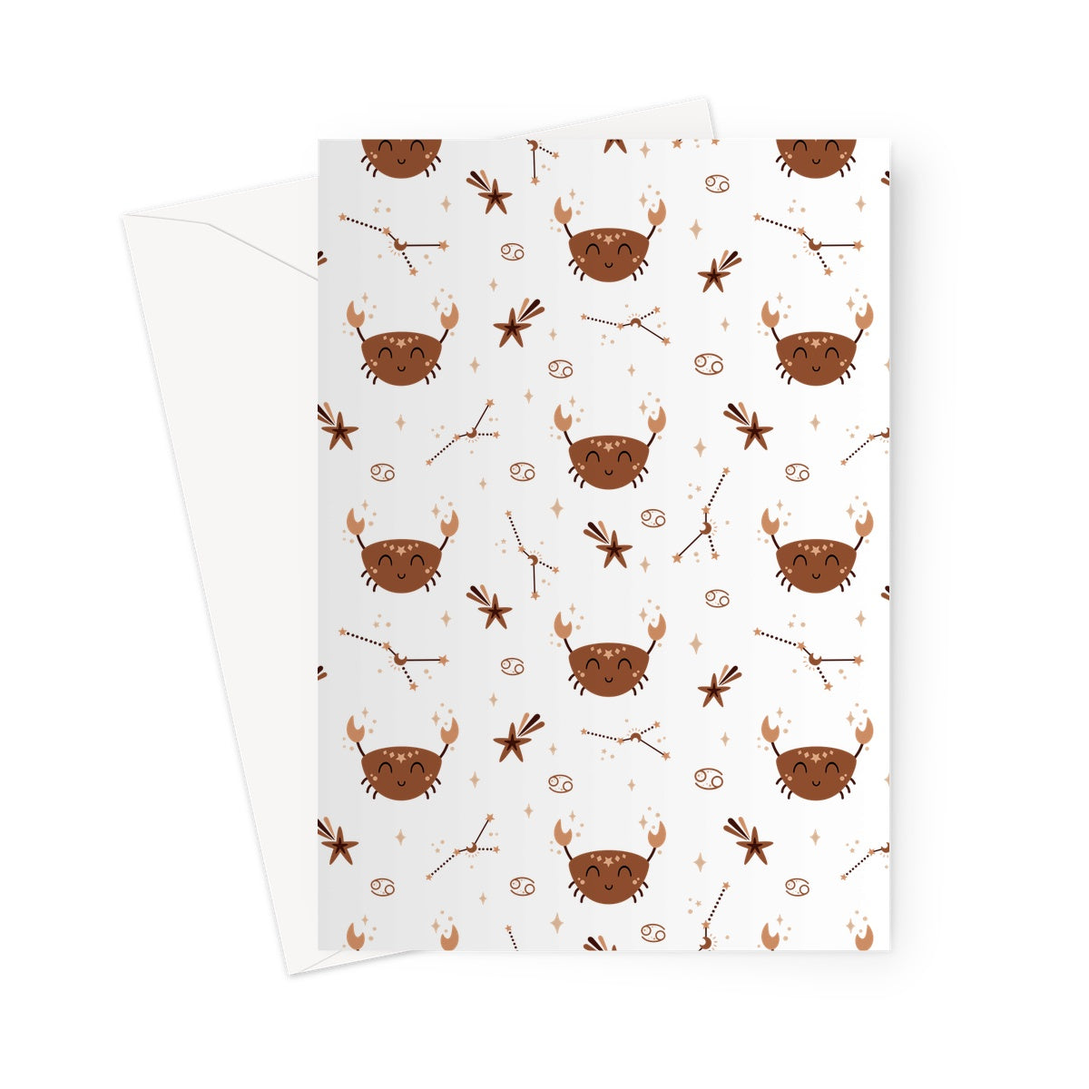Cancer Pattern Greeting Card