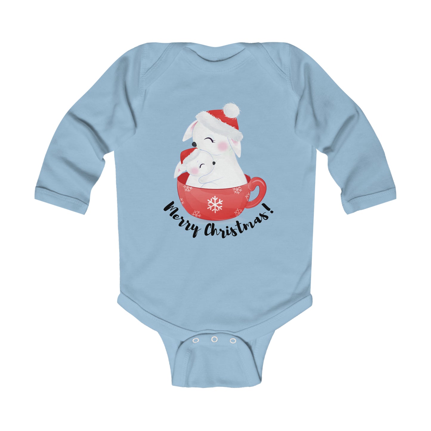 My First Merry Christmas Infant Long Sleeve Bodysuit