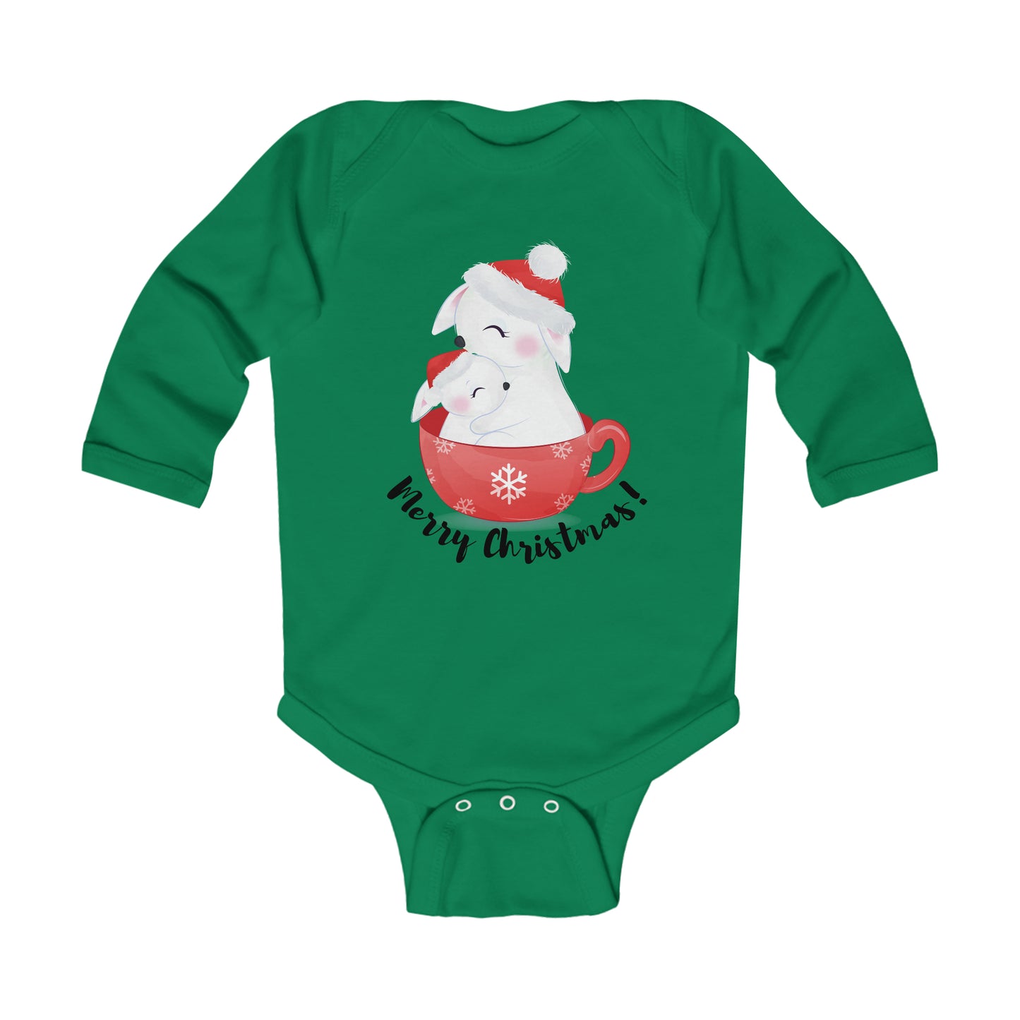 My First Merry Christmas Infant Long Sleeve Bodysuit