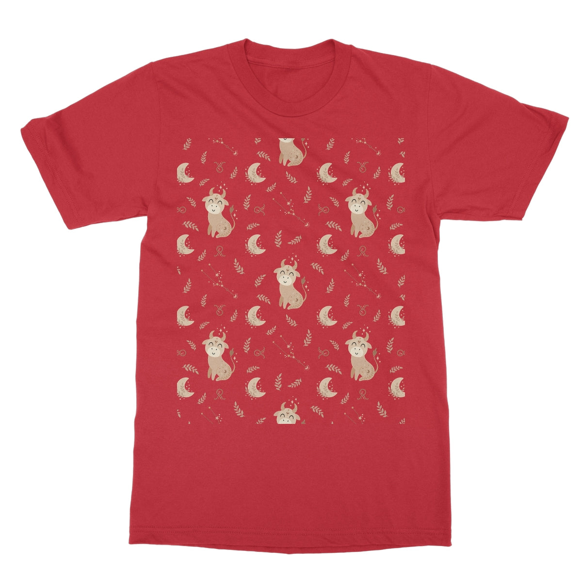 Taurus Pattern Softstyle T-Shirt