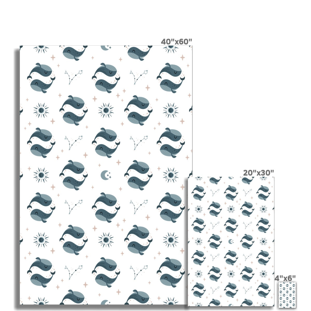 Pisces Pattern Hahnemühle German Etching Print
