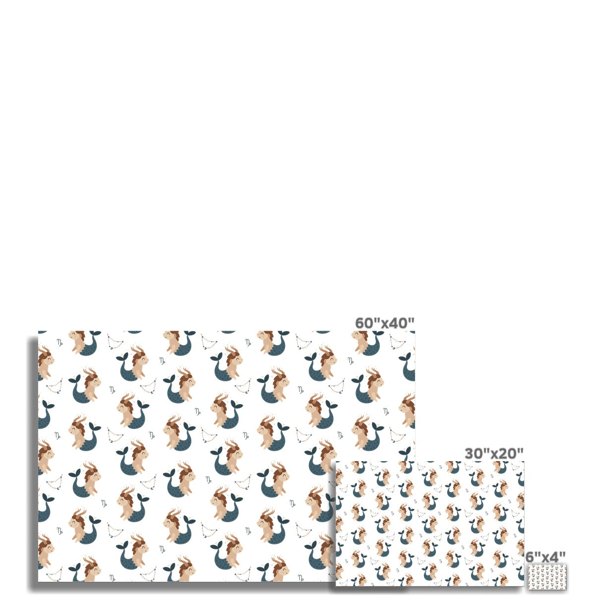 Capricorn Pattern Fine Art Print