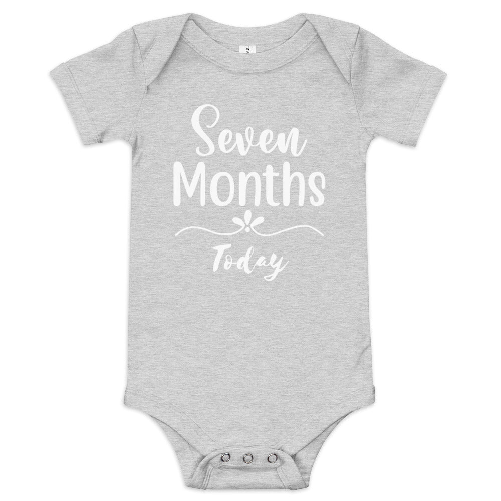 Seven Months Today Baby short sleeve one piece