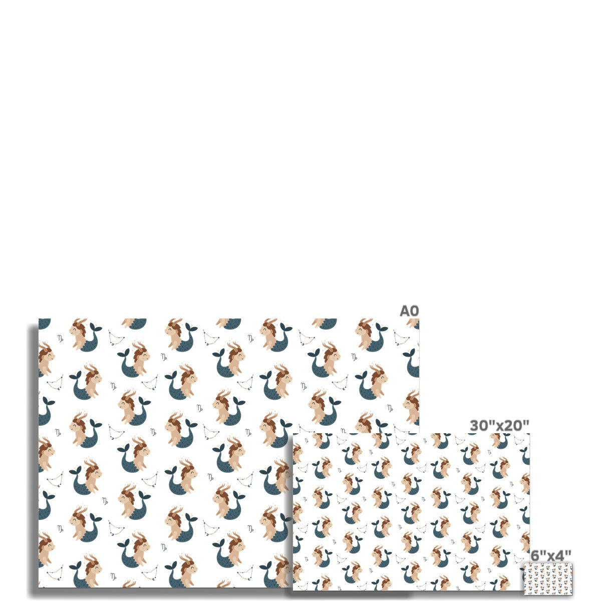 Capricorn Pattern Rolled Eco Canvas